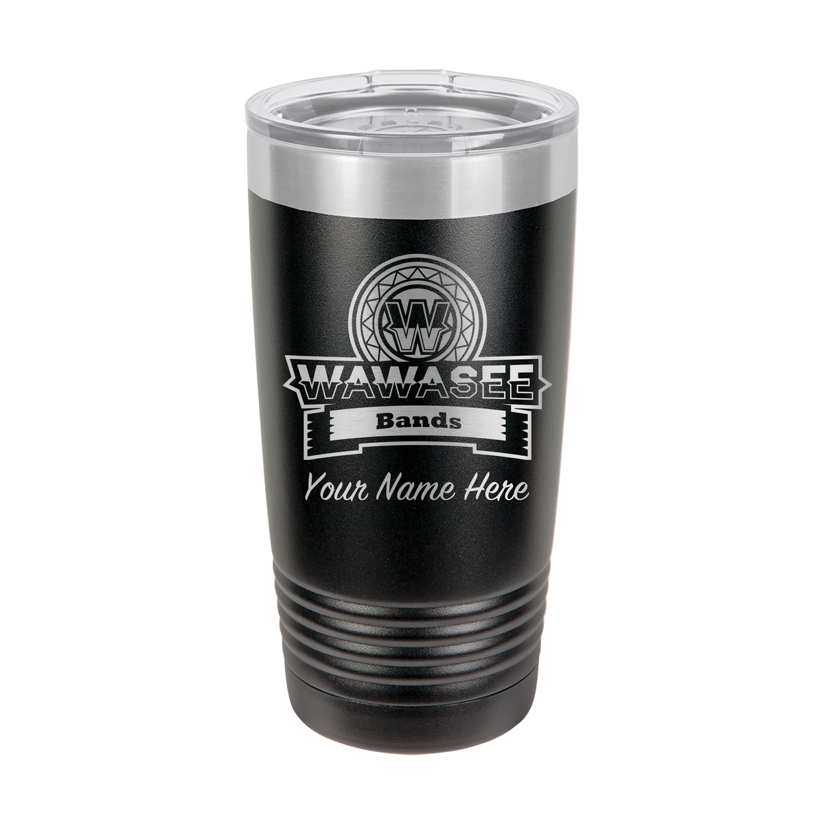 Wawasee Black 20 oz. Tumbler