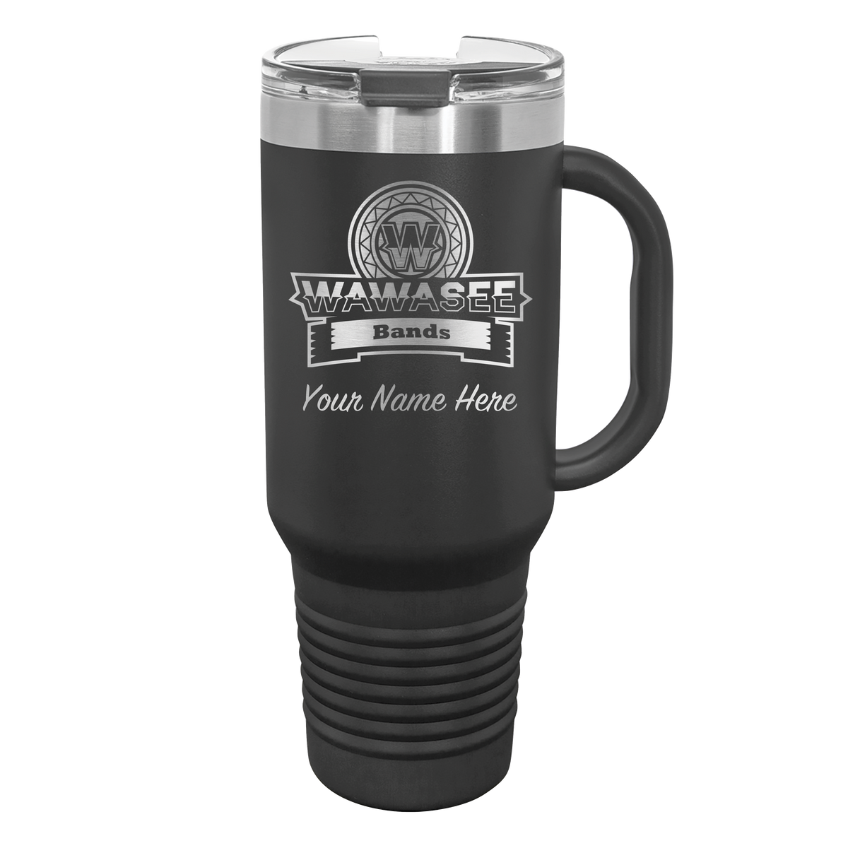 Wawasee Black 40 oz. Mug