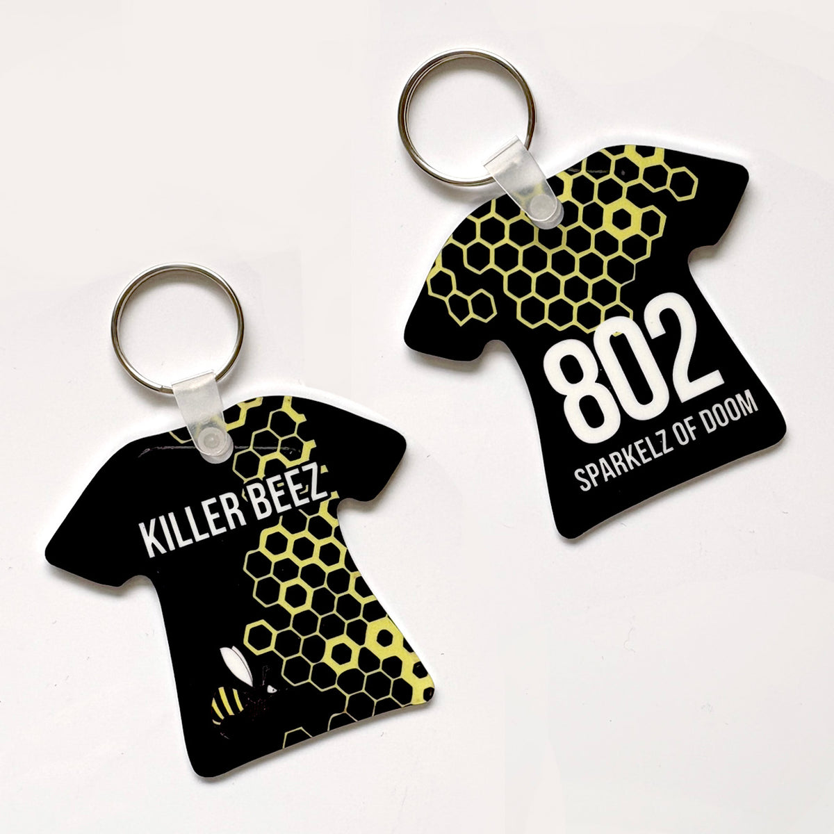 Kalamazoo Killer Beez Jersey Keychain