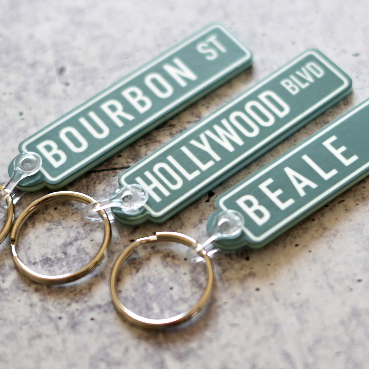 Custom Street Sign Keychain – Personalize Your Favorite Place