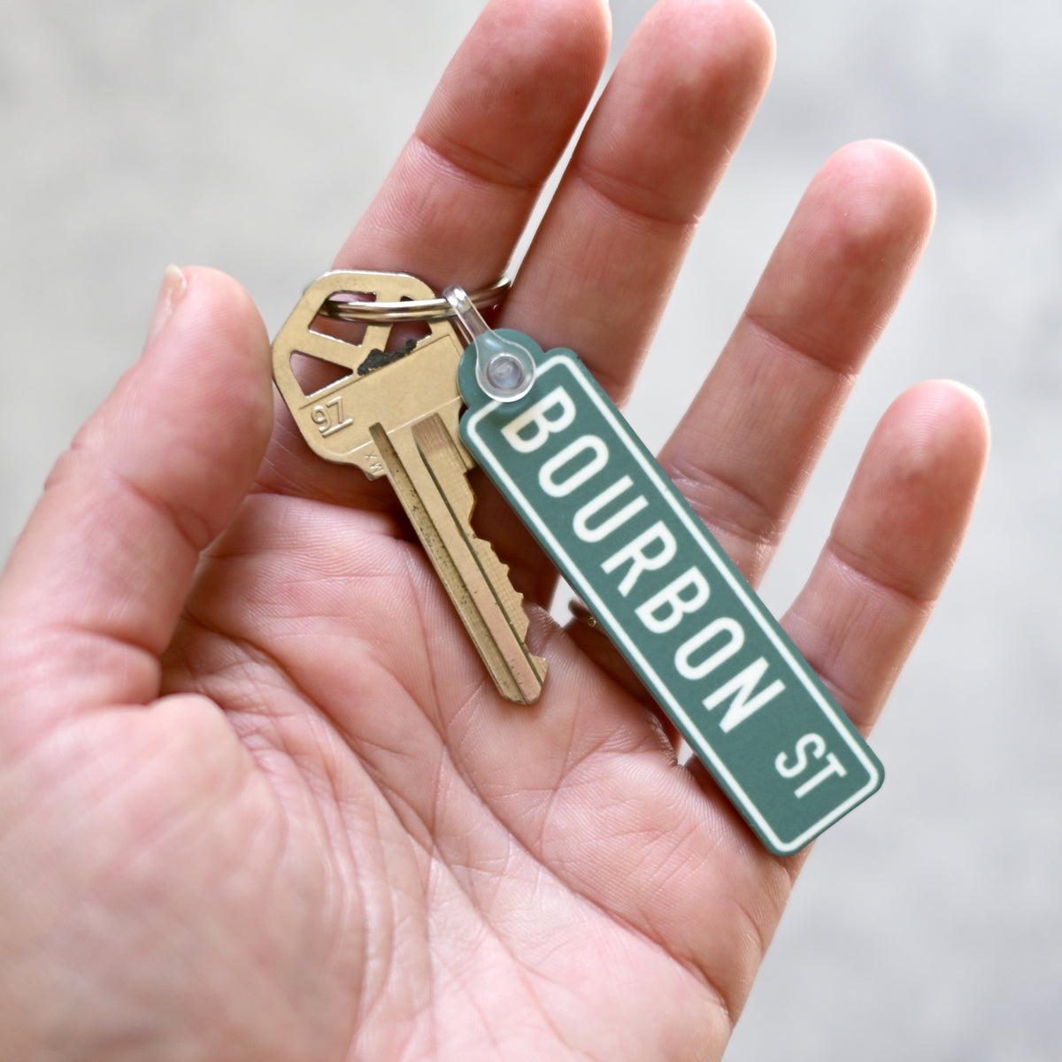 Custom Street Sign Keychain – Personalize Your Favorite Place