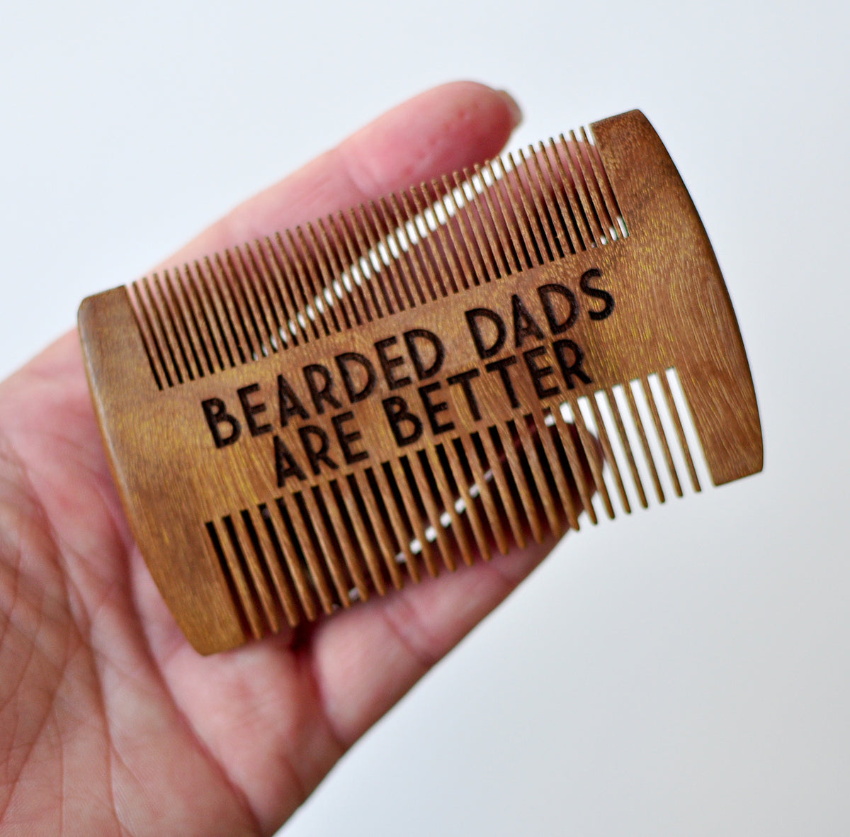 Sandalwood Beard Comb - Bearded Dads are Better