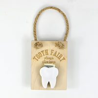 Tooth Fairy Door Hanger with Pocket