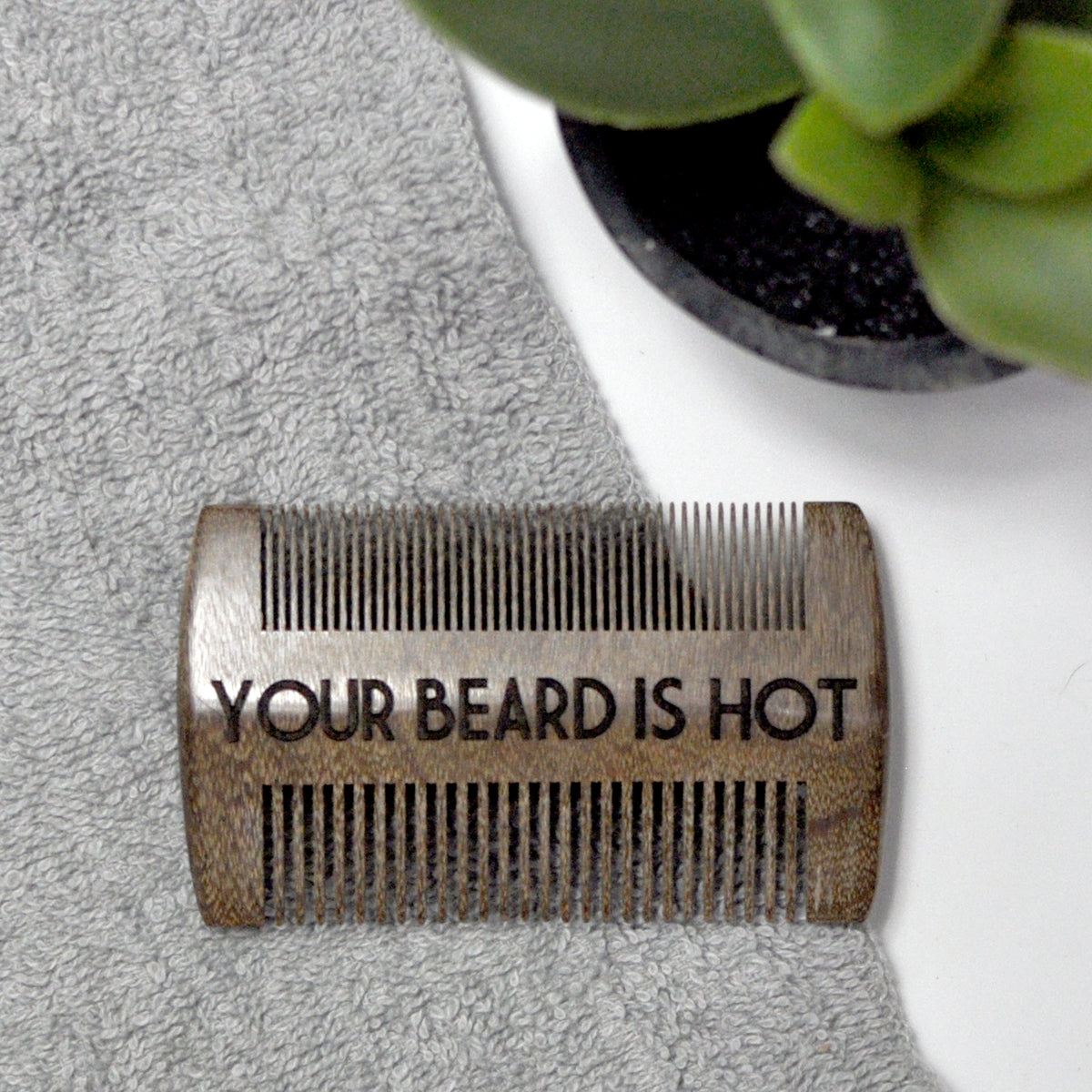 Sandalwood Beard Comb - Your Beard Is Hot