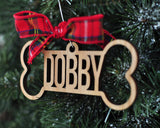 Personalized Dog Bone Ornament