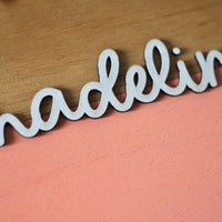 Modern Script Color Dip Name Sign