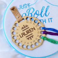 Personalized Embroidery Floss Organizer