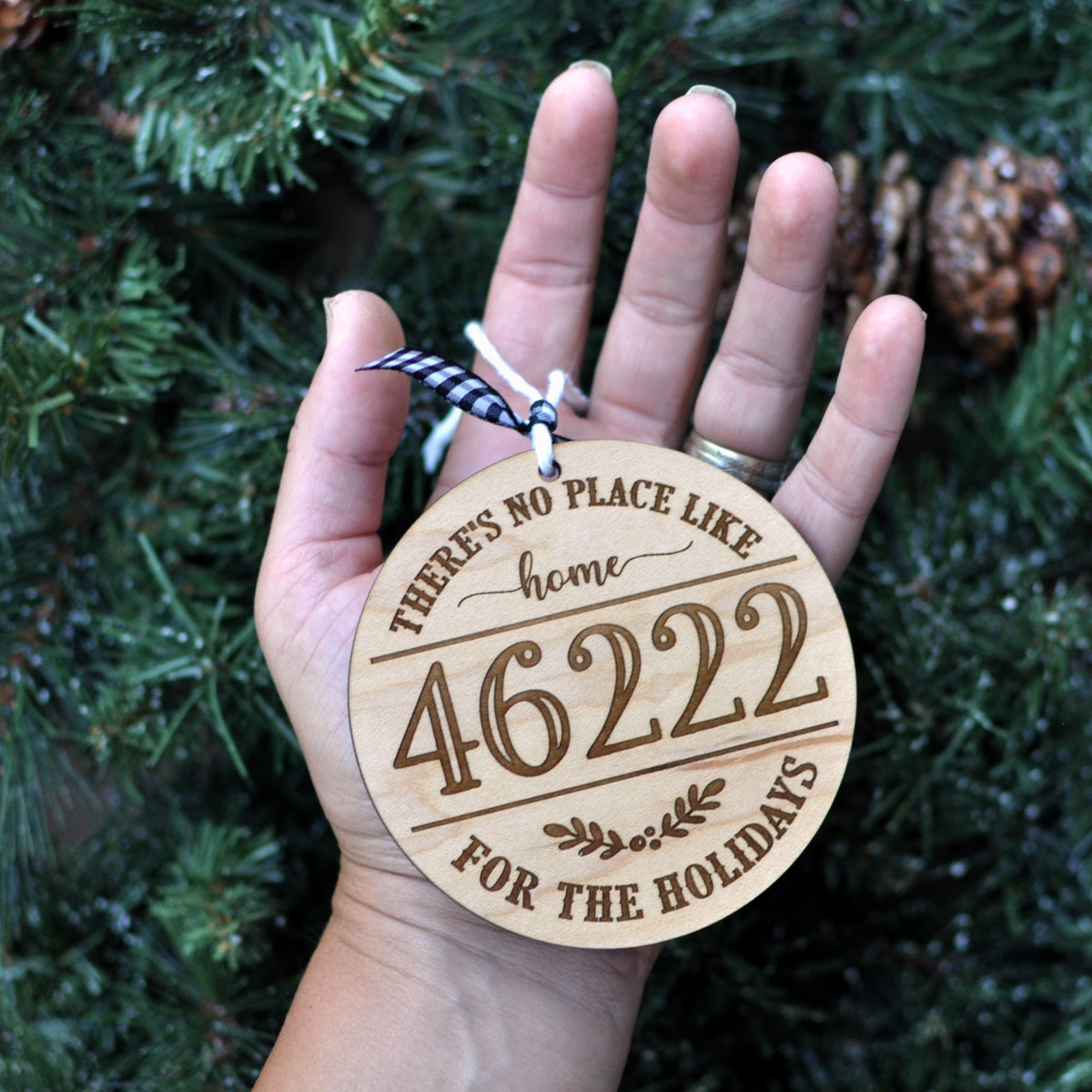 Personalized Home Ornament With Your Zip Code