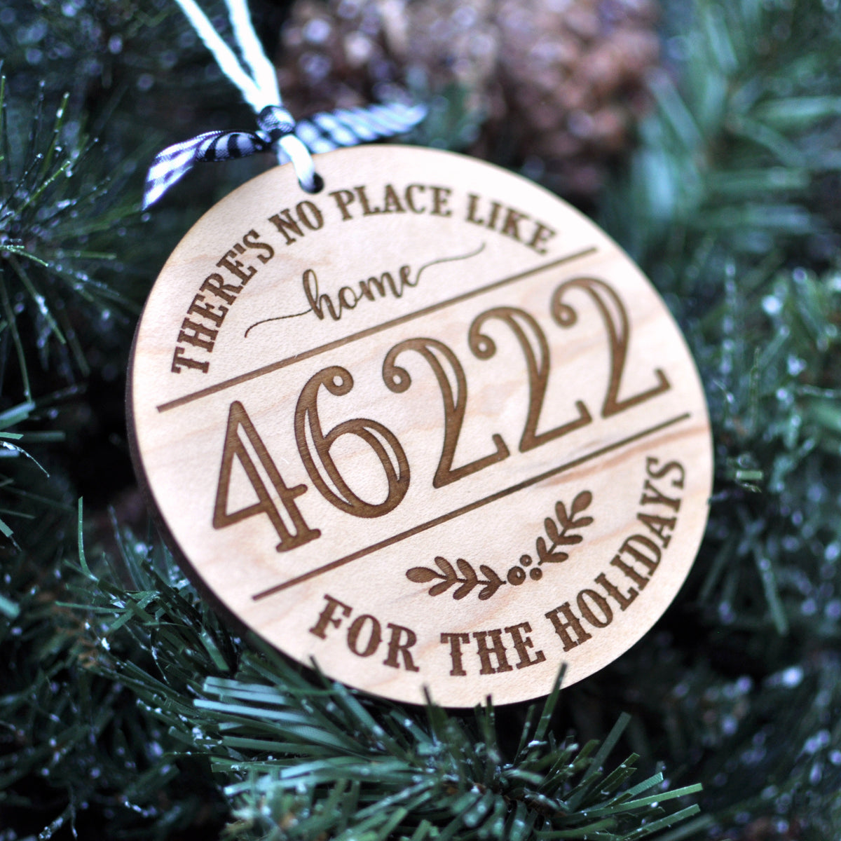 Personalized Home Ornament With Your Zip Code